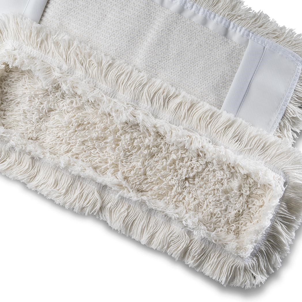 Baumwollmopp "Professional" weiß | 50 cm innen Schlinge, aussen Franzen